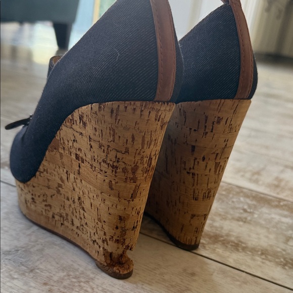 Loubiton Denim cork platforms - with a sad story! - Picture 8 of 16